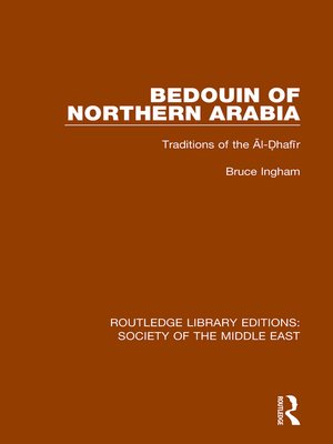 cover image of Bedouin of Northern Arabia